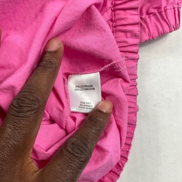 Frances Valentine Pink Blouse Small Loose Fit Minimalist Chic Resort Barbicore - Picture 9 of 12